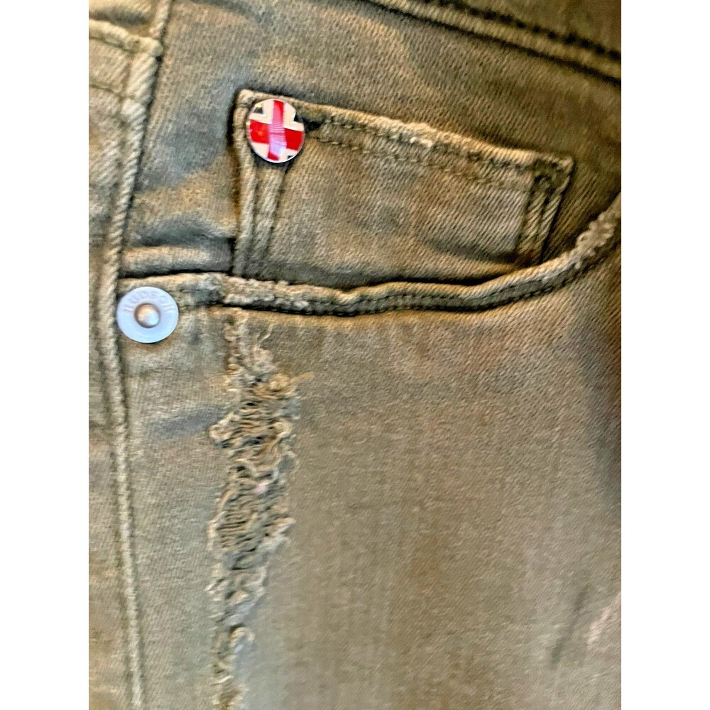 Hudson  Skinny Jeans In Olive Green Size 26